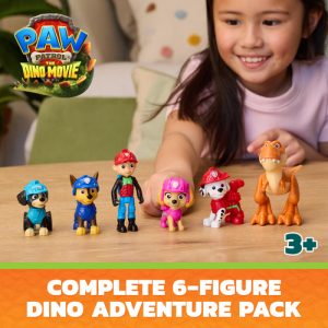 Paw Patrol Dino Movie Figuur 6-pack