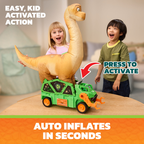 Paw Patrol Dino Movie Megasaurus Voertuig Met Dino - Afbeelding 3