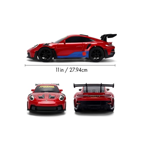 R/c Marvel Spiderman Porsche 911 1:16 - Afbeelding 2