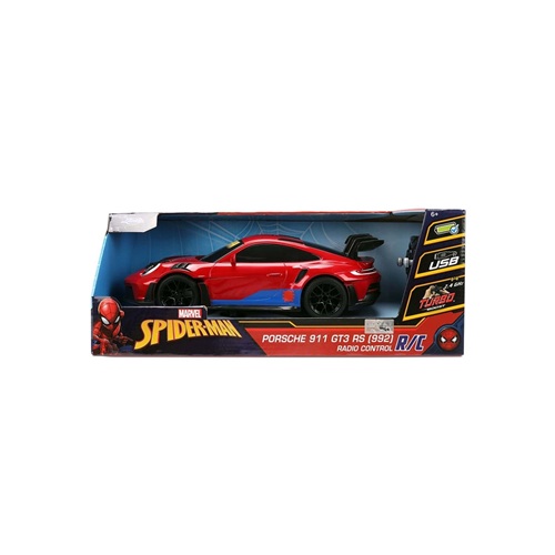 R/c Marvel Spiderman Porsche 911 1:16 - Afbeelding 3
