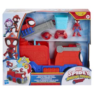 Marvel Spidey brandweerwagen Rescue-Webs actiefiguur