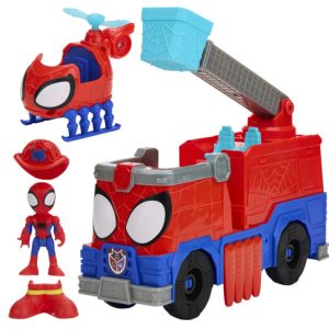 Marvel Spidey brandweerwagen Rescue-Webs actiefiguur