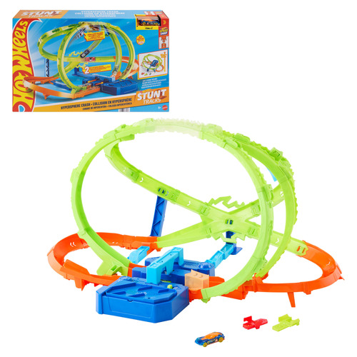 Hot Wheels Stunt Tracks Hypersphere Crash