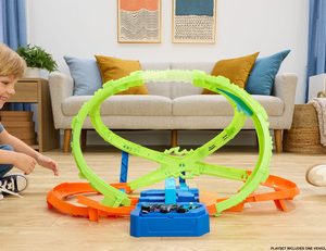 Hot Wheels Stunt Tracks Hypersphere Crash