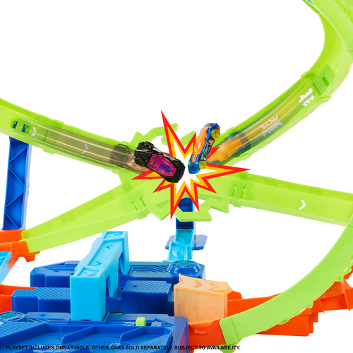 Hot Wheels Stunt Tracks Hypersphere Crash - Afbeelding 3