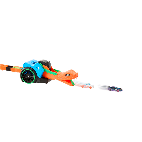 Hot Wheels RC Let's Race Snake met 1 diecast auto - Afbeelding 5