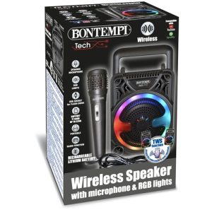 Bontempi Mini Draadloze Speaker Met Microfoon